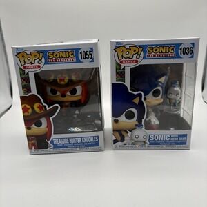 Funko Pop! Sonic The Hedgehog Sonic Knuckles (Set of 2) #1036 #1055